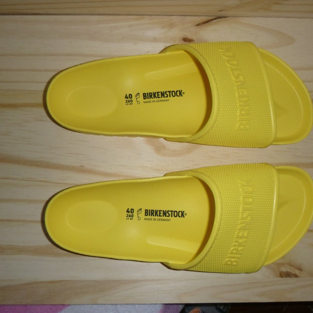 Birkenstock Yellow EVA sandals